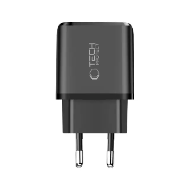 Tech-protect Nca65w-gan 2-port Network Charger Pd 65w / Qc3.0 Black 2