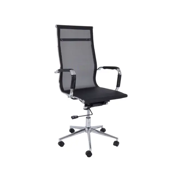 Πολυθρόνα BF3200 Mesh Μαύρο 55x63x108/116cm