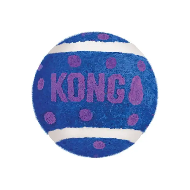Kong Cat Active Tennis Balls with Bells (3τμχ) 3.8x3.8x3.8cm Μονόχρωμο 2