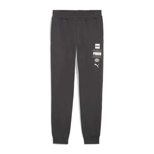 Puma Men's Essentials Logo Lab Holiday Sweatpants Γκρι Σκούρο 688192-44 (Puma) - XXLarge