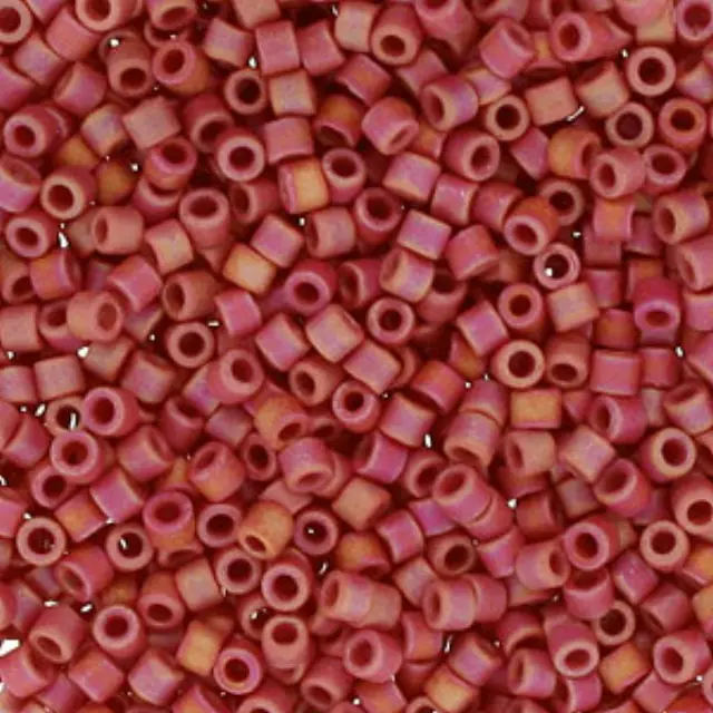 Χάντρα Miyuki Delica 10/0 - DBM0874 - Matte Opaque Rainbow Dark Berry/Fuchsia ~7gr