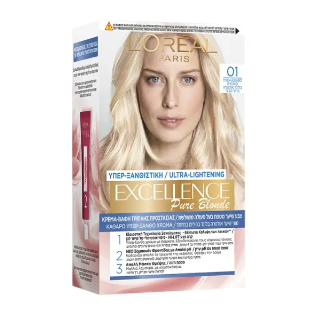 L'Oreal Βαφή Μαλλιών Excellence 48ml | Απόχρωση No 01