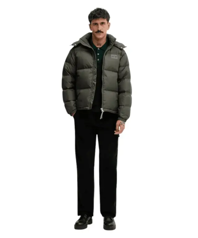 Tommy Hilfiger - Ανδρικό Πουπουλένιο Μπουφάν Puffer Tjm Alaska DM0DM22036-MRH Πράσινο 2