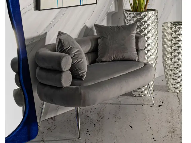 Διθέσιος Καναπές με Μαξιλάρια SILVERY PLUS 3