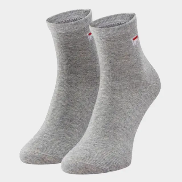 Σετ Καλτσες Fila HeatherQuarter Plain Nos F9303-400 Γκρι - 39-42 3