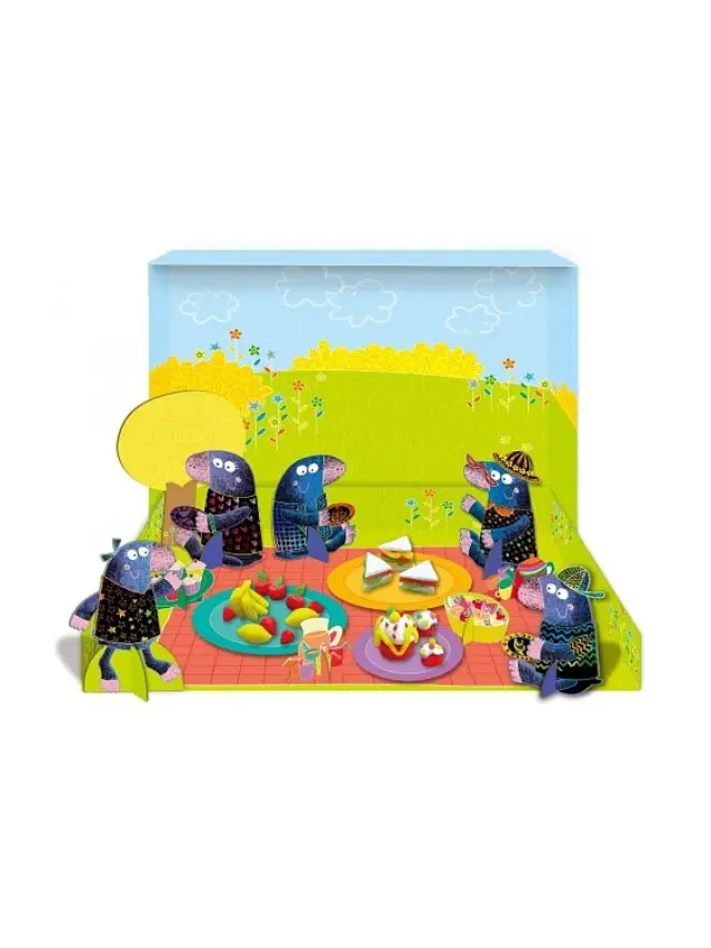 AVENIR Scratch Box Go Picnic with the Mole Family ΠΟΛΥΧΡΩΜΟ - One Size 2
