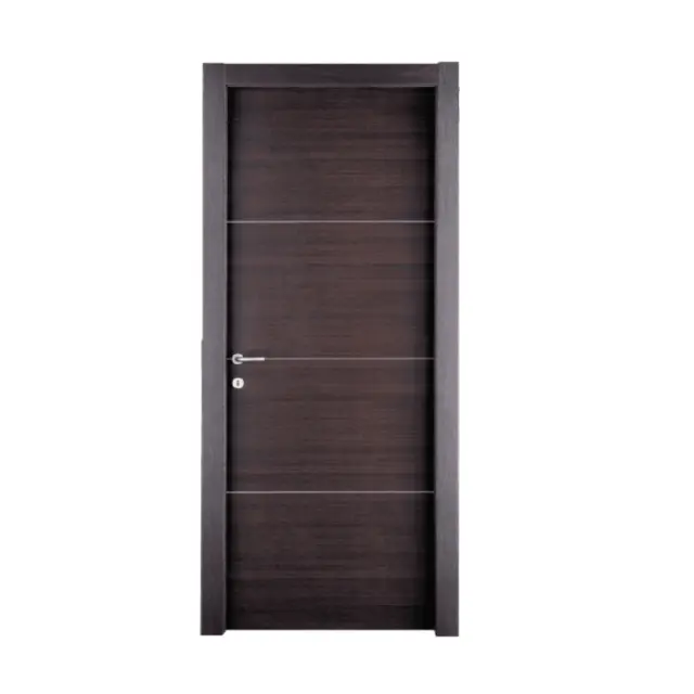 Εσωτερική Πόρτα Wenge με inox ΚΠ 100