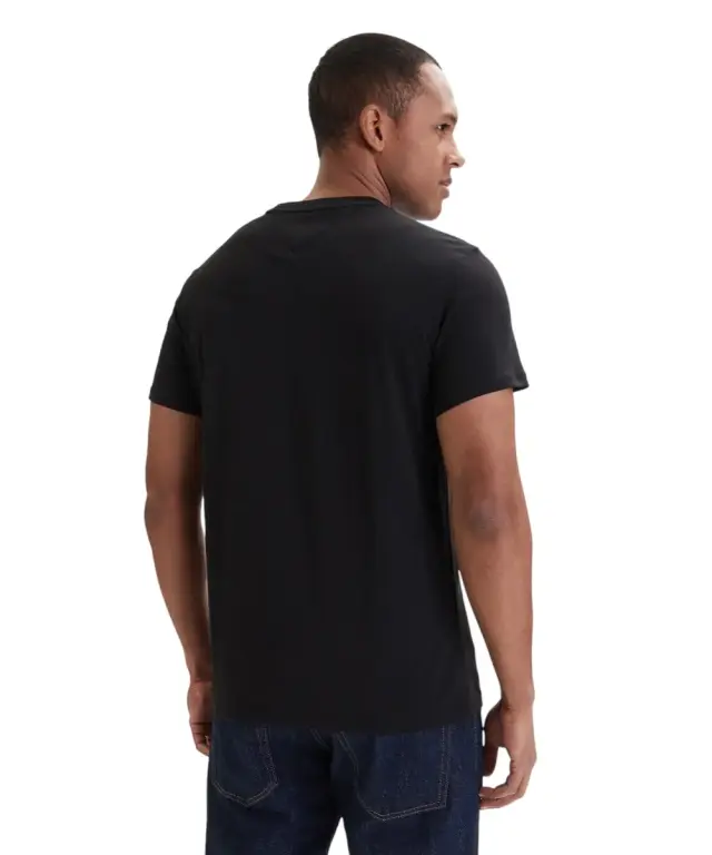 Tommy Hilfiger - Ανδρικό T-shirt Tjw Sign Slim Fit DM0DM22538-BDS Μαύρο 2