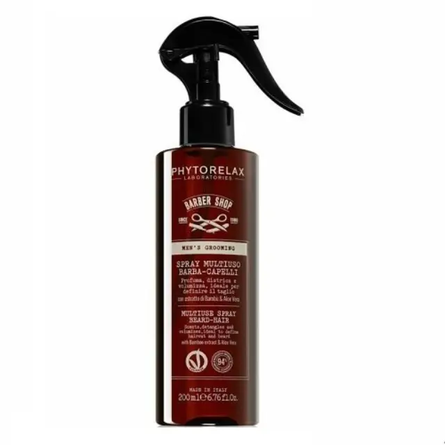 Phytorelax Men's Grooming Multiuse Spray Beard-Hair Ανδρικό Σπρέι για την Περιποίηση της Γενιάδας και των Μαλλιών, 200ml