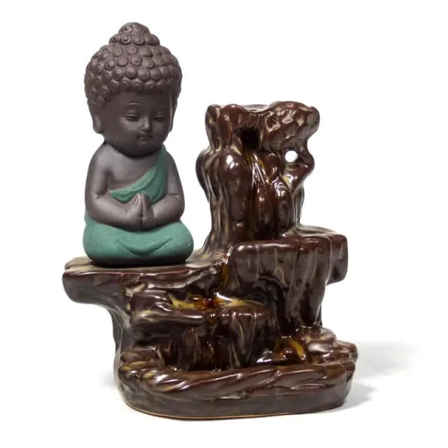 Κεραμικός Καυστήρας Little Buddha για Κώνους Ανάστροφης Ροής Backflow Incence Burner 2