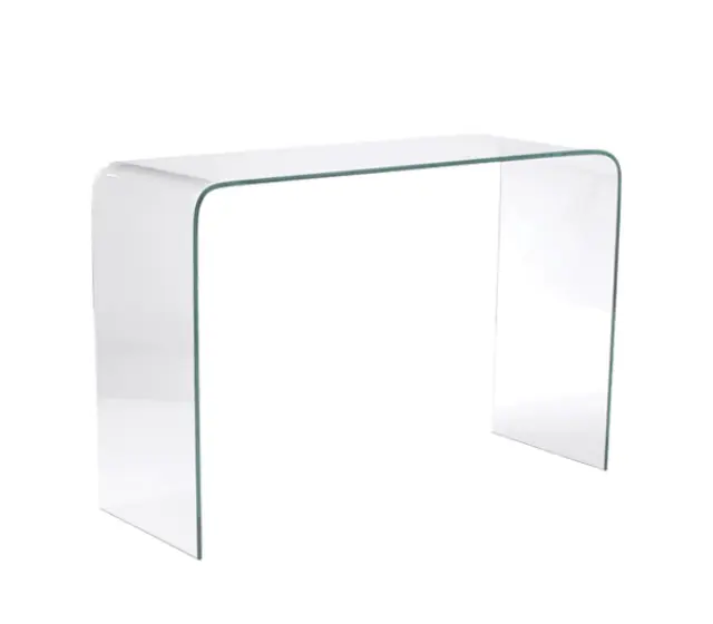 Κονσόλα GLASSER Bent Glass - Γυαλί Clear 110x35x75cm