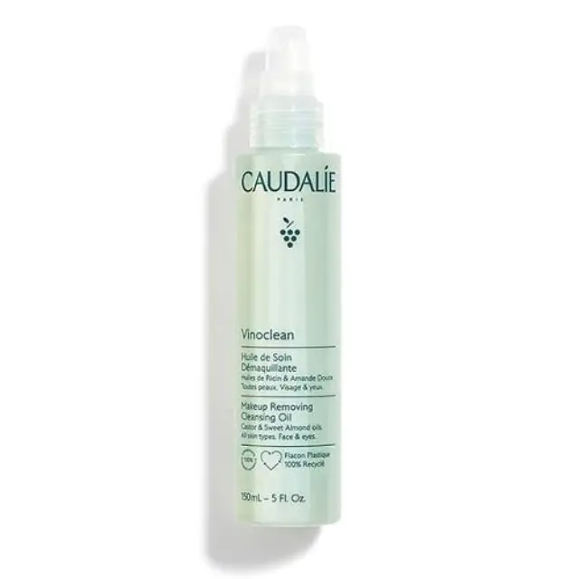 Caudalie Vinoclean Make-Up Removing Cleansing Oil Έλαιο Καθαρισμού και Ντεμακιγιάζ για Πρόσωπο και Μάτια για Κάθε Τύπο Επιδερμίδας, 150ml