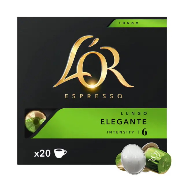 L'OR Lungo Elegante Κάψουλες Nespresso 20τμχ