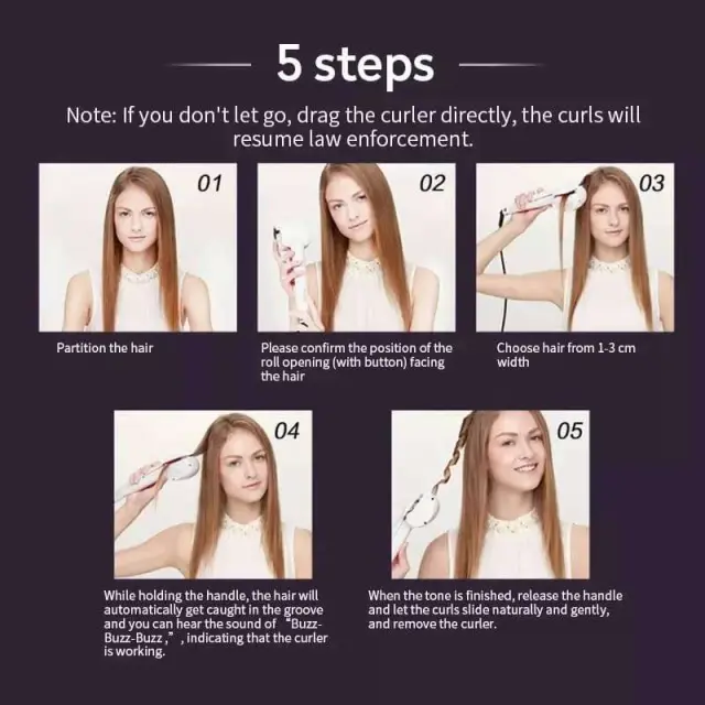 Ψαλίδι μαλλιών για μπούκλες 29W Perfect Curl 2
