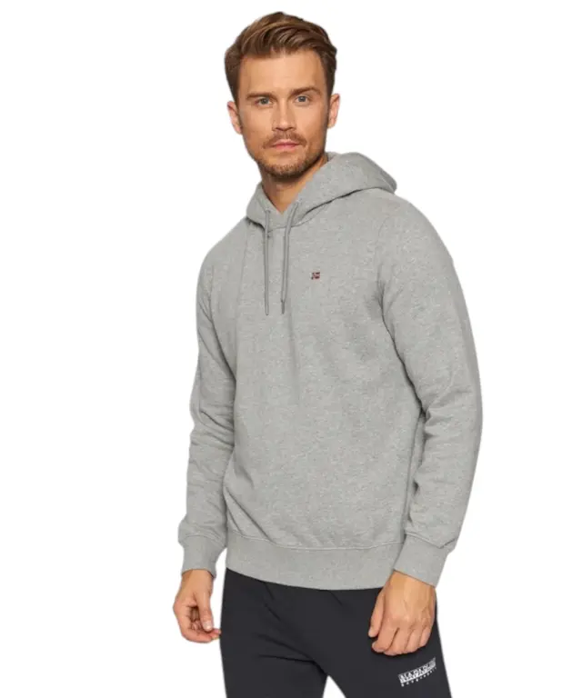Napapijri - Ανδρικό Φούτερ Balis Hood NP0A4FQV-160 Γκρι - XL