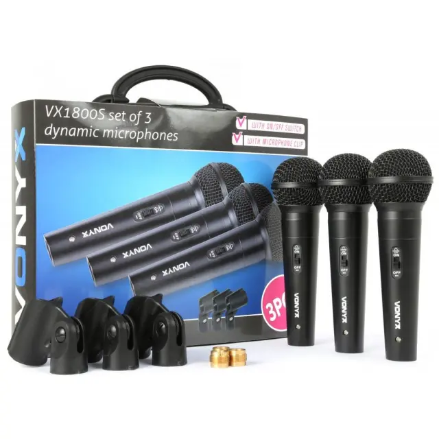 VONYX VX1800S ΔΥΝΑΜΙΚΑ ΜΙΚΡΟΦΩΝΑ ΣΕΤ 2