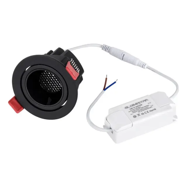 Χωνευτό LED Spot 2700K 10W kelvo LEO KLV-101-0311 Μαύρο 1250lm 3