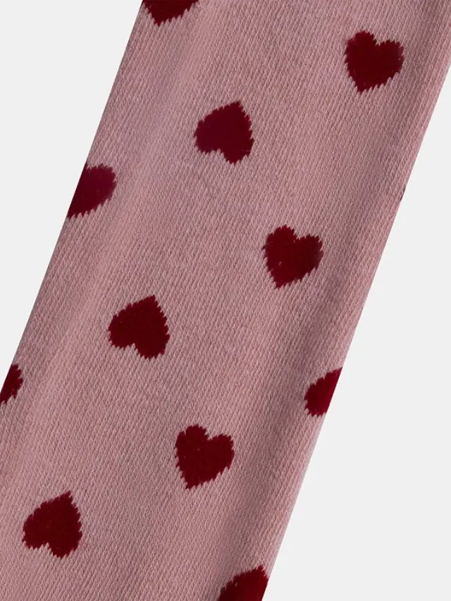 Παιδικό Καλσόν για Κορίτσια Cozy Hearts ΡΟΖ 2