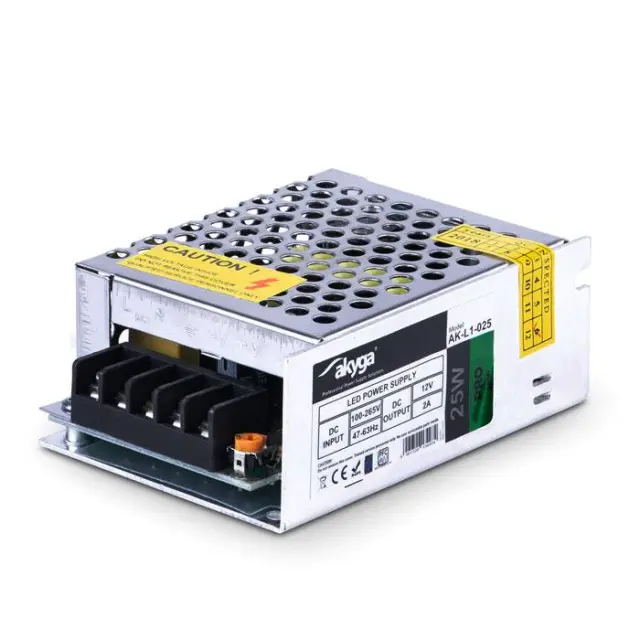 Τροφοδοτικό αλουμινίου 12V 25 W για LED και άλλες εφαρμογές.