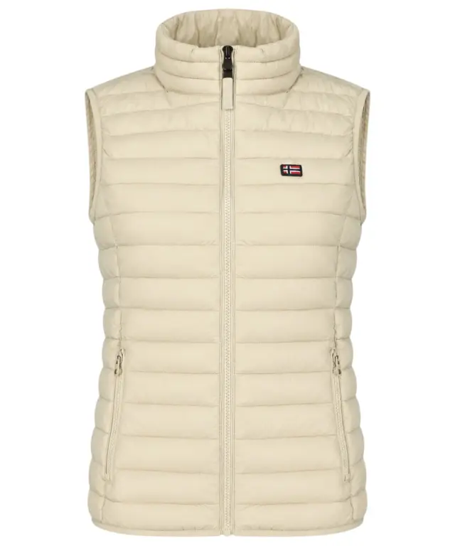 Norway Nautical School - Γυναικείο Αμάνικο Μπουφάν 832651-BEIGE Μπεζ