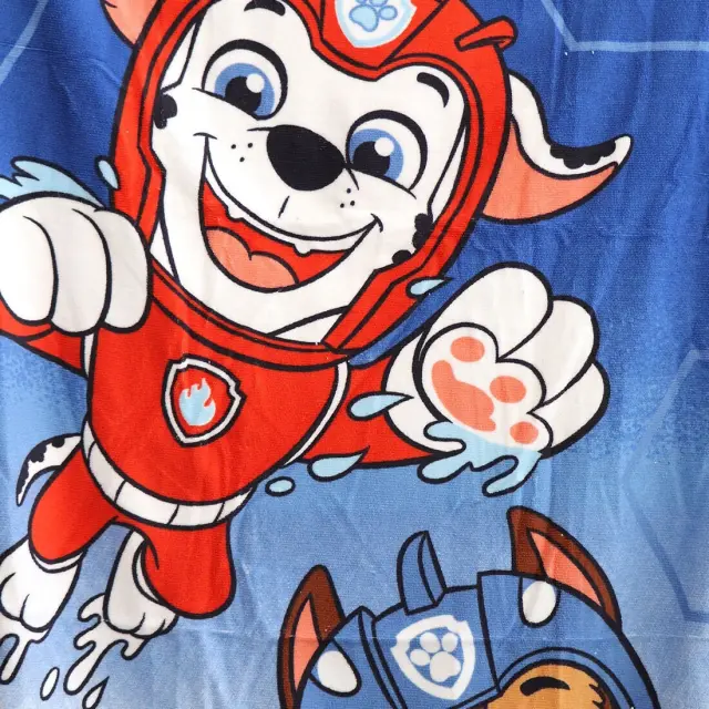 Paw Patrol Aqua Μπλε πετσέτα θαλάσσης 60x120 cm (Fast Dry) Μπλε 3