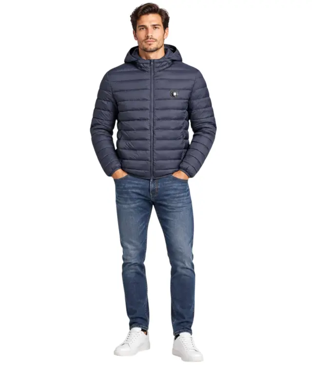 Cavalli Class - Ανδρικό Χειμερινό Μπουφάν TXT40QSB049-04926 Μπλε Σκούρο 2