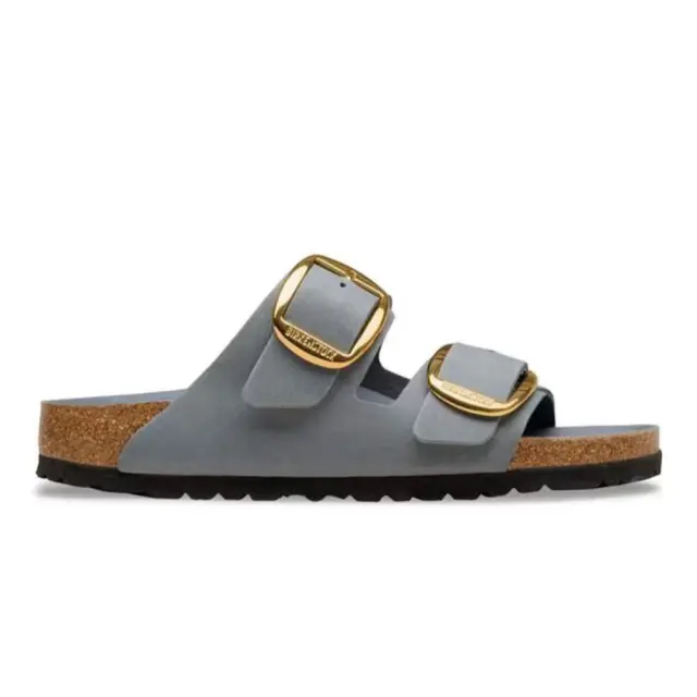 Birkenstock Πέδιλα Γυναικείο δέρμα Oiled Μπλέ BIR/ARIZONA BIG BUCKLE 1032071BASALT - 38