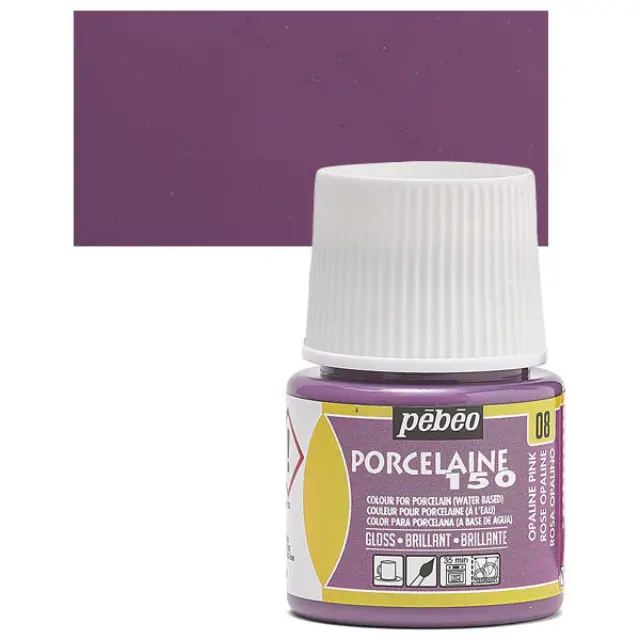Pebeo Porcelaine 150 Σμάλτο - 08 Opaline Pink (O) - 45ml