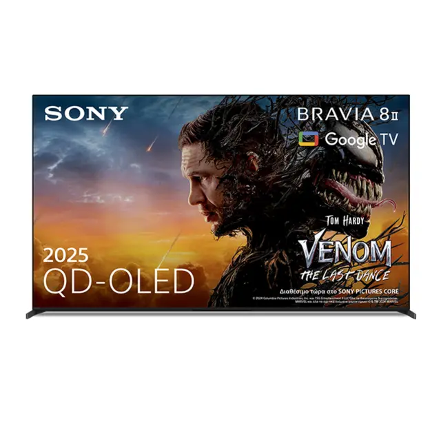 ΤΗΛΕΟΡΑΣΗ 65'' QD-OLED BRAVIA 8 ΙΙ K65XR8M25PB Google AI SONY