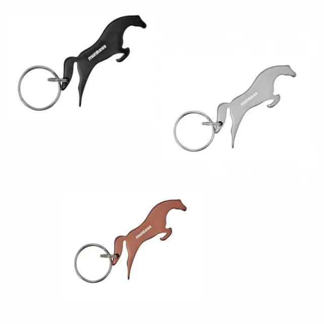 Munkees Μπρελόκ & Ανοιχτήρι / Key Ring & Bottle Opener: Horse (3 χρώματα) - Μαύρο 2