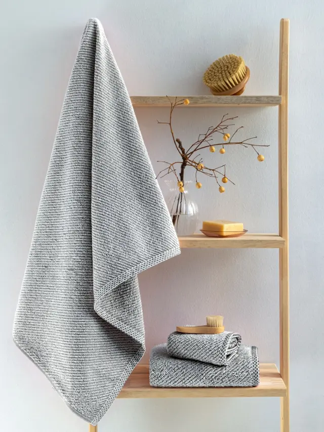 Πετσέτες Σετ 3 Τεμ 450gsm 30x50-50x90-70x140 Palamaiki Harvey 100% βαμβακερό- Black