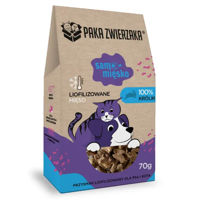 PAKA ZWIERZAKA Samo Mięsko Rabbit - dog treat - 70g