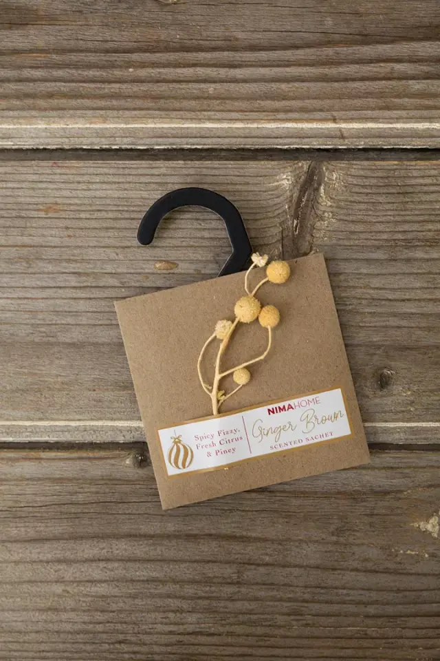 Αρωματικό Ντουλάπας Ginger Brown Ένα χρώμα Αρωματικό Ντουλάπας 10gr