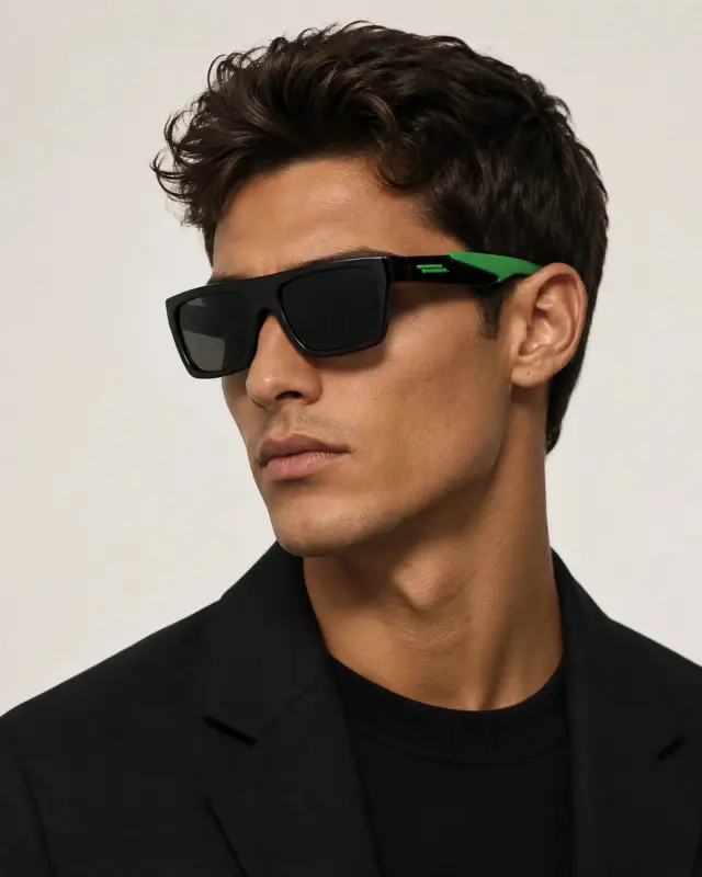 Bottega Veneta BV1232S 001 Ανδρικά Γυαλιά Ηλίου με Μαύρο Σκελετό & Γκρι Φακούς 54mm - 54-19-135 3