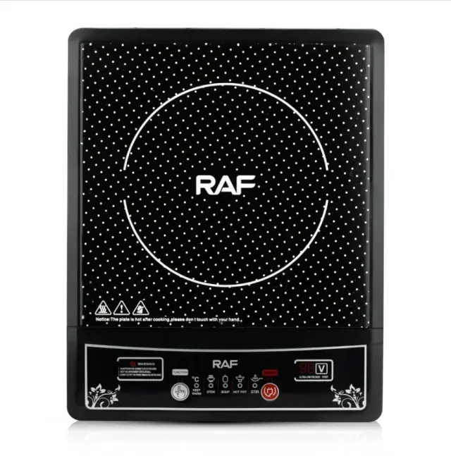 Raf Επιτραπέζια Εστία Κεραμική Μονή Μαύρη R.8015