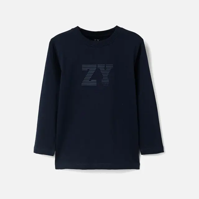 Zippy Μακρυμάνικη Μπλούζα Σκούρο Μπλε για Αγόρι