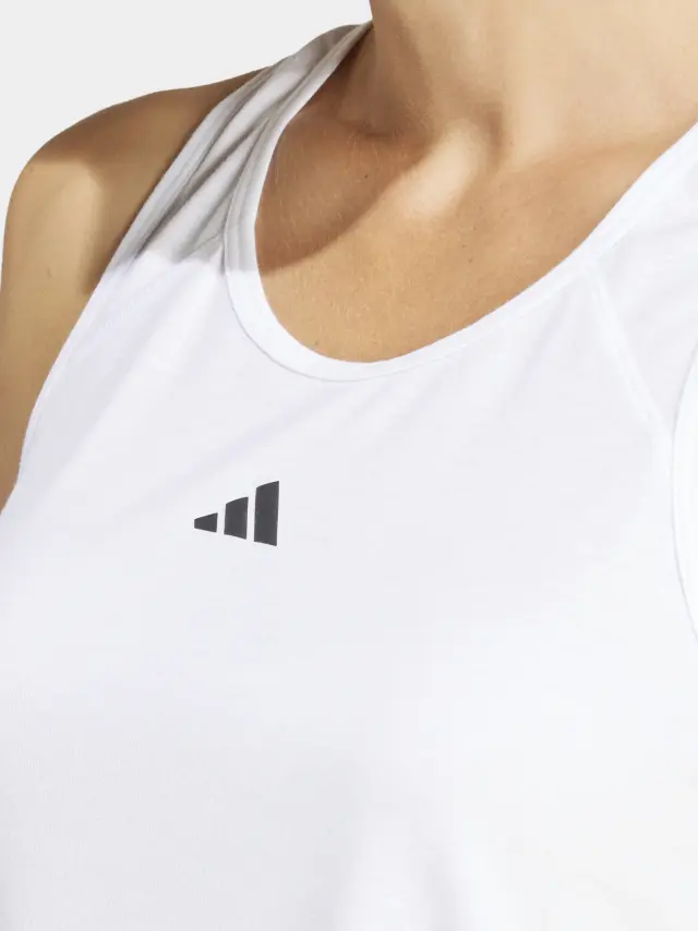 adidas Φανελάκι τεχνικό Train Essentials IS4034 Λευκό Regular Fit - M 3