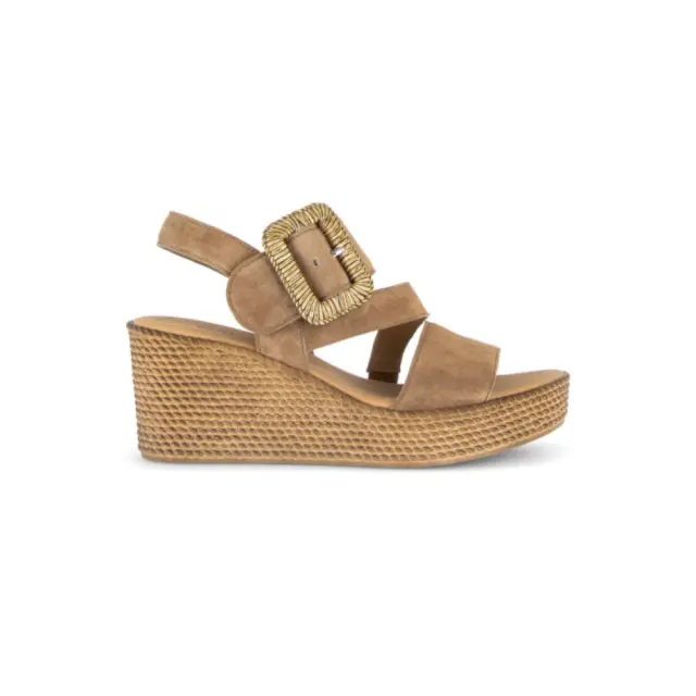 Gabor Πέδιλα Γυναικείο δέρμα Nubuck Καφέ GAB/84771 14-PEANUT