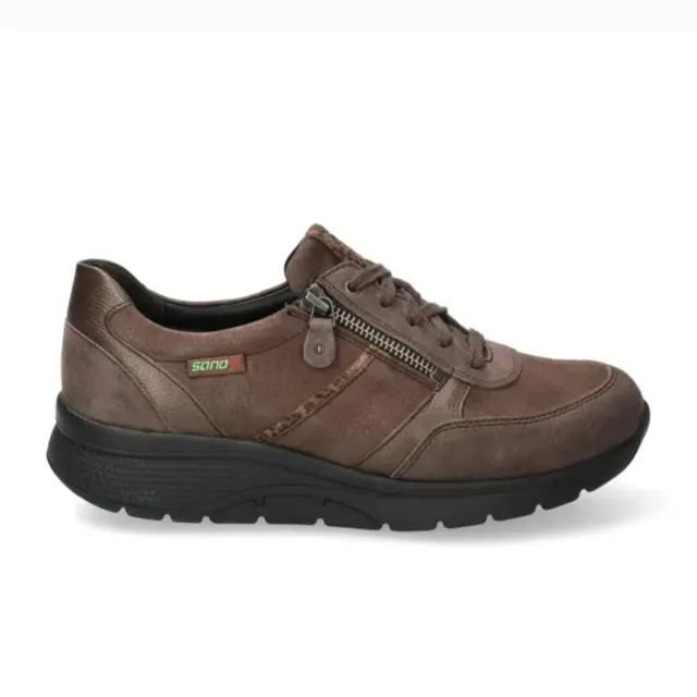 Mephisto/Sano Sneakers Γυναικείο δέρμα Nubuck Καφέ SAN/IZAE ICE/BROWN - 36