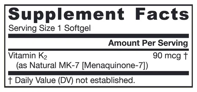 Jarrow Formulas Vitamin K2 MK-7 90 mcg 2