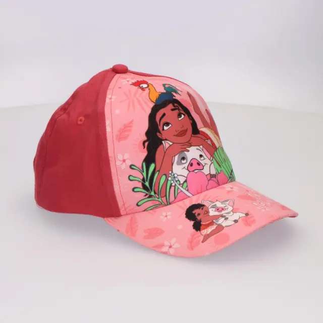 Disney Vaiana Bold Adventurer σετ γυαλιών ηλίου και καπέλου μπέιζμπολ με UV 400 Ροζ 2
