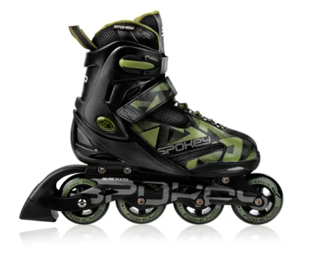 Πατίνια Roller Skates Αυξομειούμενα Inline Macan Spokey Green Black 926984 926985 - 36-39 2