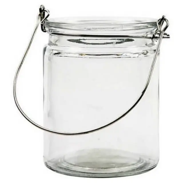 Φαναράκι γυάλινο H:10 cm,D:7,6 cm