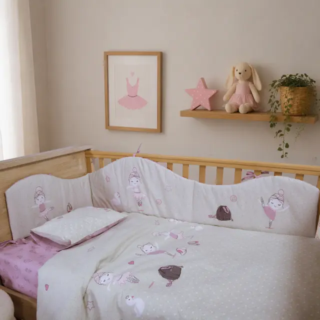 Πάντα Κούνιας Ballerine World Nef Nef Homeware, ΥΦΑΣΜΑ:100%BAMB-ΕΣΩΤ:100%ΠΟΛ - GREEN (040810) 2