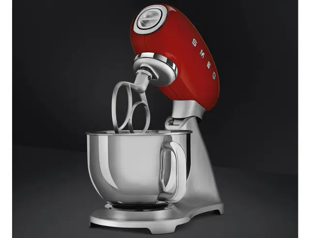 Κουζινομηχανή Smeg SMF02RDEU με ισχύ 800W, 10 ταχύτητες και χωρητικότητα μπολ 4.8L SMF02RDEU 2