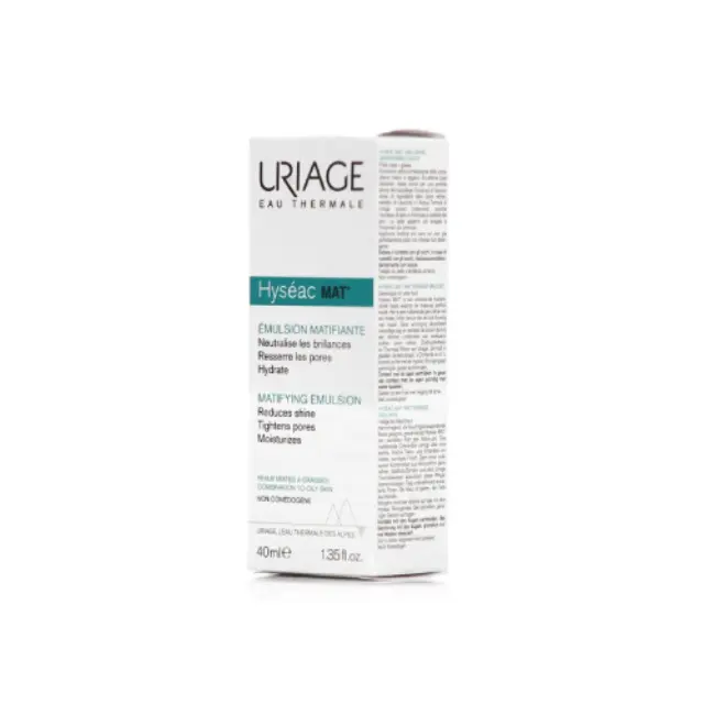 Uriage Hyseac Mat', Ενυδατική Σμηγματορυθμιστική Κρέμα Ματ, 40ml