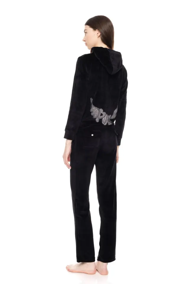 W1320 - Black - TRACKSUIT PINK ANGEL VELVET 3