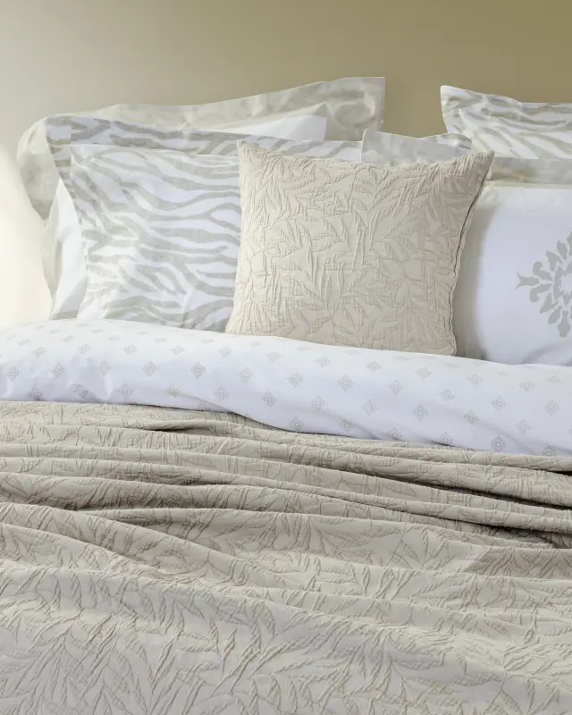 Κουβέρτα 220x240 Υπέρδιπλη Ματλασέ 300gsm Nima Nuve Taupe 100% βαμβακερό 2