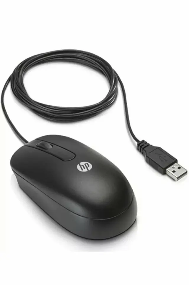 HP USB Optical Scroll Mouse QY777AA Ενσύρματο Ποντίκι USB με Οπτικό Αισθητήρα 800 DPI + 3 Πλήκτρα – Μαύρο