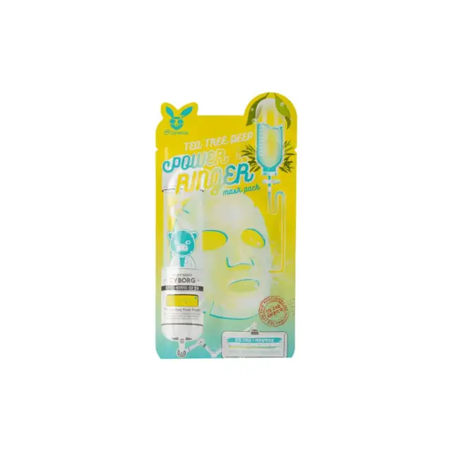 Elizavecca Tea Tree Deep Power Ringer Mask Υφασμάτινη Μάσκα Προσώπου, 1τμχ
